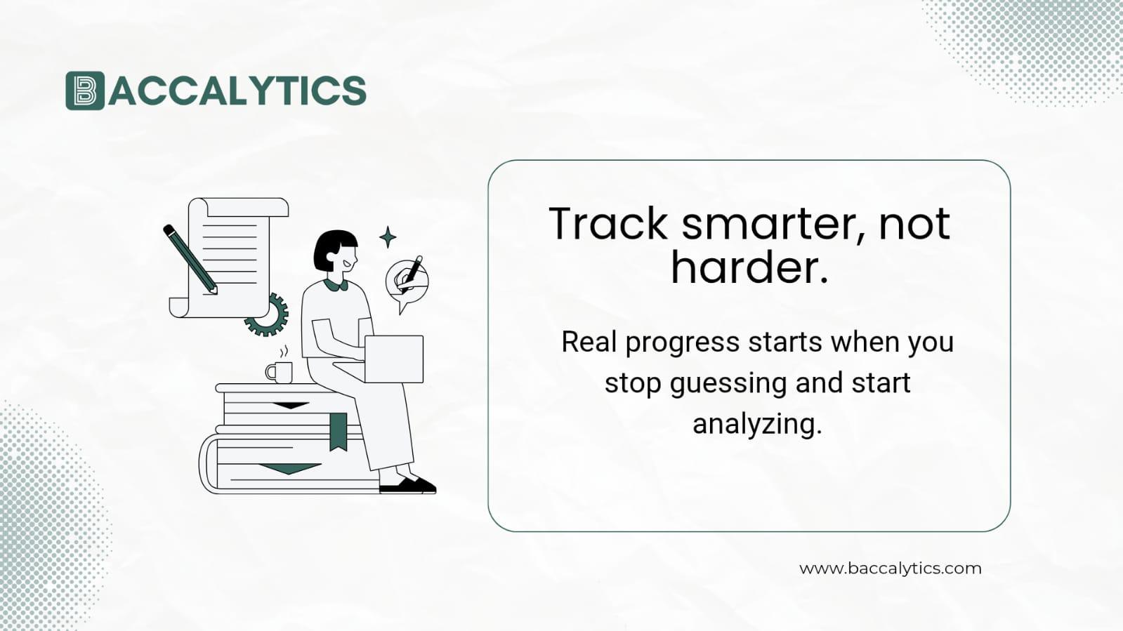 Real progress starts when you stop guessing and start analyzing.